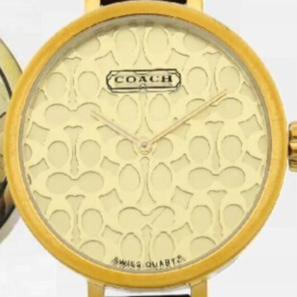 Coach Gold Signature Miranda CC Swissad - Picture 7 of 16